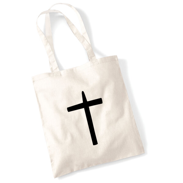 Jutebeutel Kreuz Christentum 10 Liter