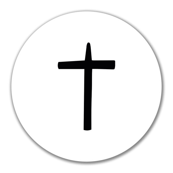 Aufkleber Kreuz Christentum 10cm Sticker