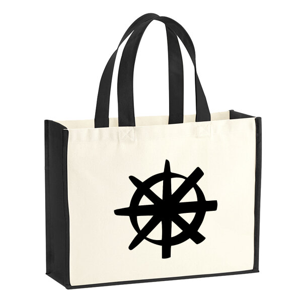 Jutetasche Dharma Rad Yoga 21 Liter Black