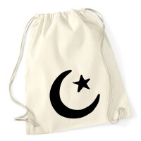 Turnbeutel Halbmond und Stern Islam 12 Liter