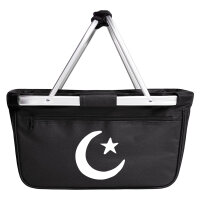Einkaufskorb faltbar Halbmond und Stern Islam 20 Liter...