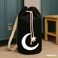 Seesack Halbmond und Stern Islam 20 Liter Rucksack Black