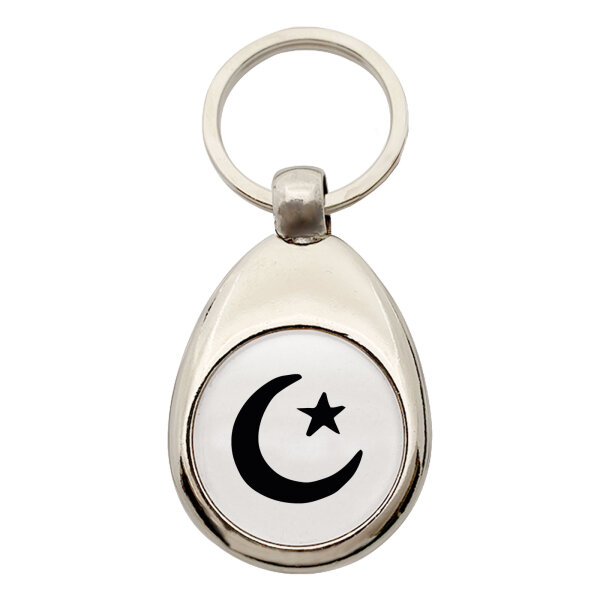 Schlüsselanhänger Halbmond und Stern Islam