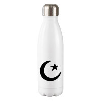 Trinkflasche Halbmond und Stern Islam, 500 ml