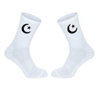 Unisex Socken Halbmond und Stern Islam Baumwolle