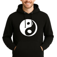 Unisex Hoodie Yin und Yang Taoismus Größe S-3XL