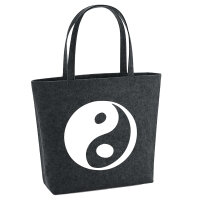 Filzshopper Yin und Yang Taoismus 22 Liter Filztasche