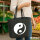 Filzshopper Yin und Yang Taoismus 22 Liter Filztasche
