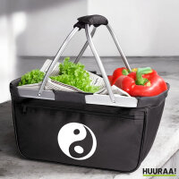 Einkaufskorb faltbar Yin und Yang Taoismus 20 Liter...