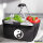 Einkaufskorb faltbar Yin und Yang Taoismus 20 Liter Tragekorb Black
