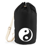 Seesack Yin und Yang Taoismus 20 Liter Rucksack Black