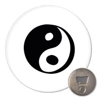 Magnet Yin und Yang Taoismus 59mm Kühlschrankmagnet...