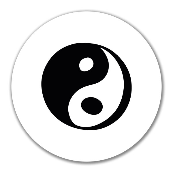 Aufkleber Yin und Yang Taoismus 10cm Sticker