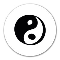 Aufkleber Yin und Yang Taoismus 10cm Sticker