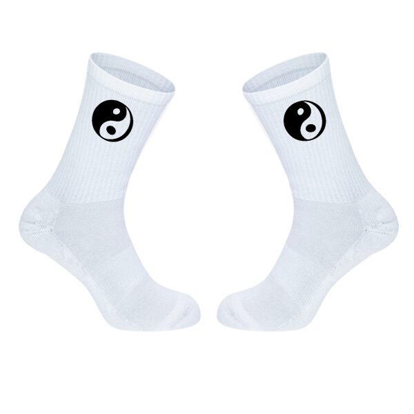 Unisex Socken Yin und Yang Taoismus Baumwolle