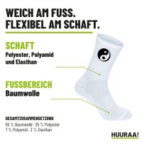 Unisex Socken Yin und Yang Taoismus Baumwolle