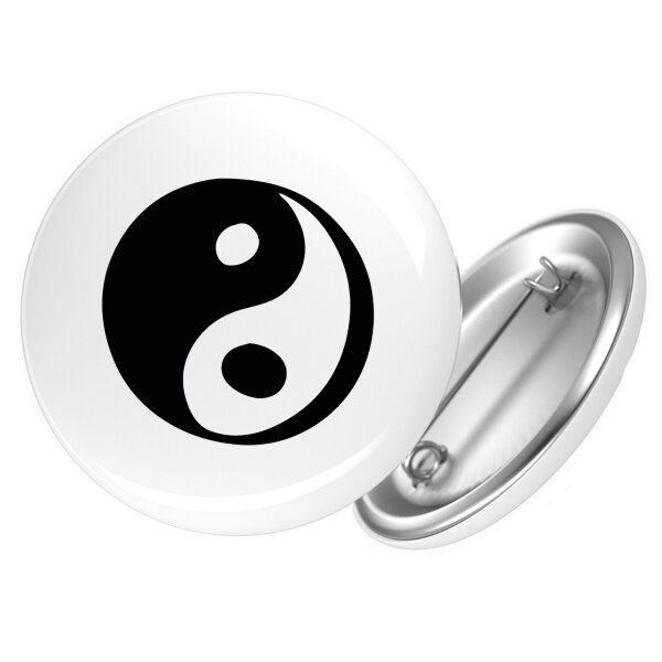 Button Yin und Yang Taoismus