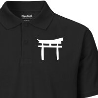 Herren Polo Shirt Torii Shintoismus