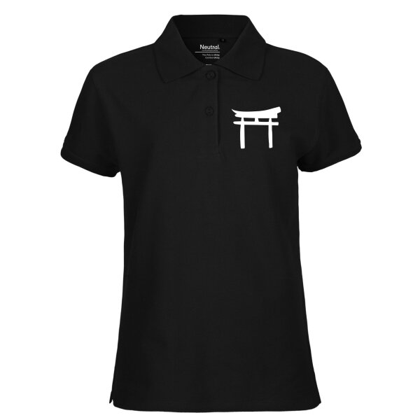 Damen Polo Shirt Torii Shintoismus Größe XS-XXL