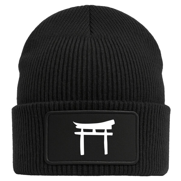 Beanie Torii Shintoismus Black Mütze
