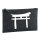 Kulturbeutel Torii Shintoismus 1 Liter Filz Charcoal Kosmetiktasche