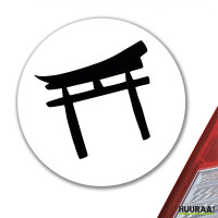 Aufkleber Torii Shintoismus 10cm Sticker