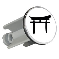 Waschbeckenstöpsel Torii Shintoismus 4cm Abflussstopfen