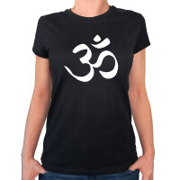 Damen T-Shirt Yoga-Om Symbol Größe XS-XXL