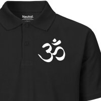 Herren Polo Shirt Yoga-Om Symbol