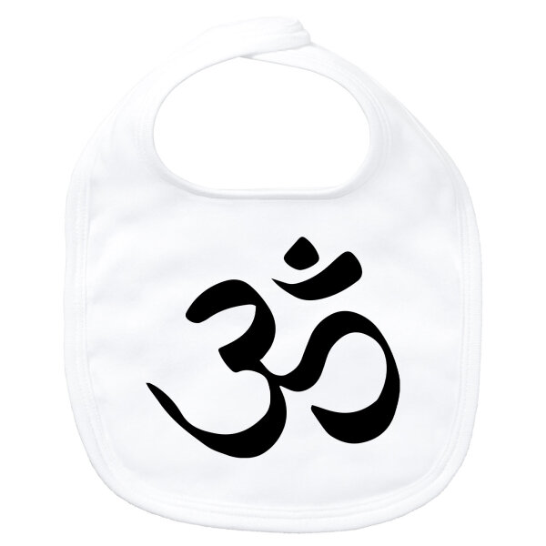 Baby Lätzchen Yoga-Om Symbol