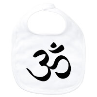 Baby Lätzchen Yoga-Om Symbol Klettverschluss