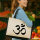 Jutetasche Yoga-Om Symbol 21 Liter Black