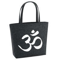 Filzshopper Yoga-Om Symbol 22 Liter Filztasche