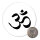 Magnet Yoga-Om Symbol 59mm Kühlschrankmagnet Flaschenöffner