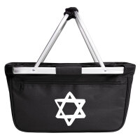 Einkaufskorb faltbar Davidstern Judentum 20 Liter...