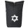 Kurierrucksack Davidstern Judentum 30-44 Liter Black Melange