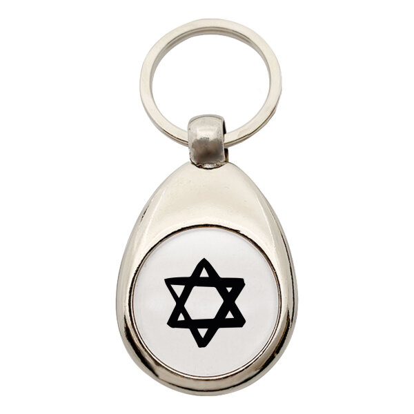 Schlüsselanhänger Davidstern Judentum