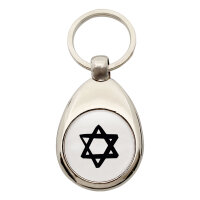 Schlüsselanhänger Davidstern Judentum