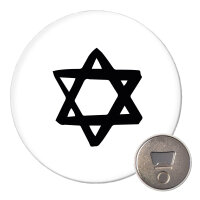 Magnet Davidstern Judentum 59mm Kühlschrankmagnet...