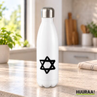 Trinkflasche Davidstern Judentum, 500 ml