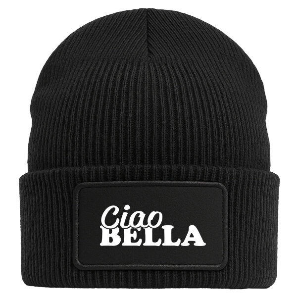 Beanie Ciao Bella Italien Black Mütze