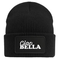 Beanie Ciao Bella Italien Black Mütze