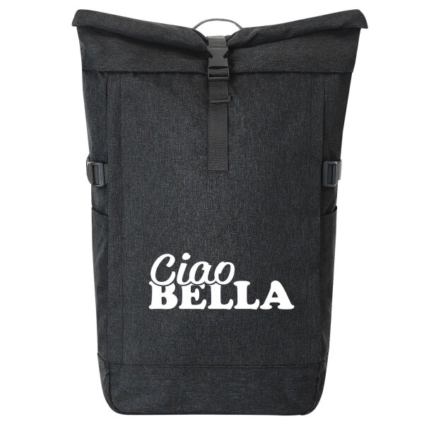 Kurierrucksack Ciao Bella Italien 30-44 Liter Black Melange