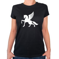 Damen T-Shirt Pegasus Silhouette Größe XS-XXL