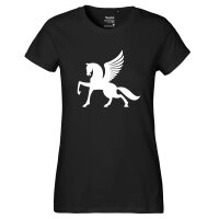 Damen T-Shirt Pegasus Silhouette Größe XS-XXL