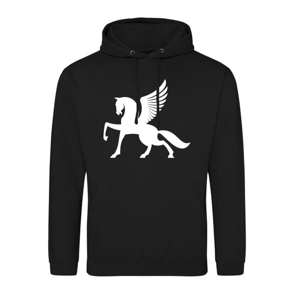 Unisex Hoodie Pegasus Silhouette Größe S-3XL