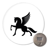 Magnet Pegasus Silhouette 59mm Kühlschrankmagnet...