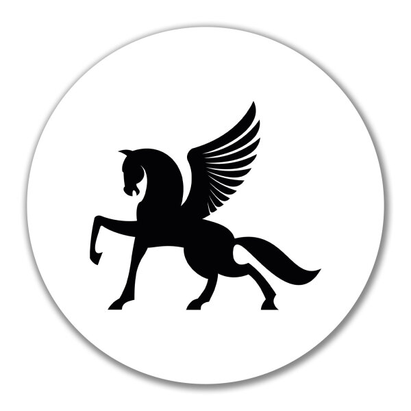 Aufkleber Pegasus Silhouette 10cm Sticker