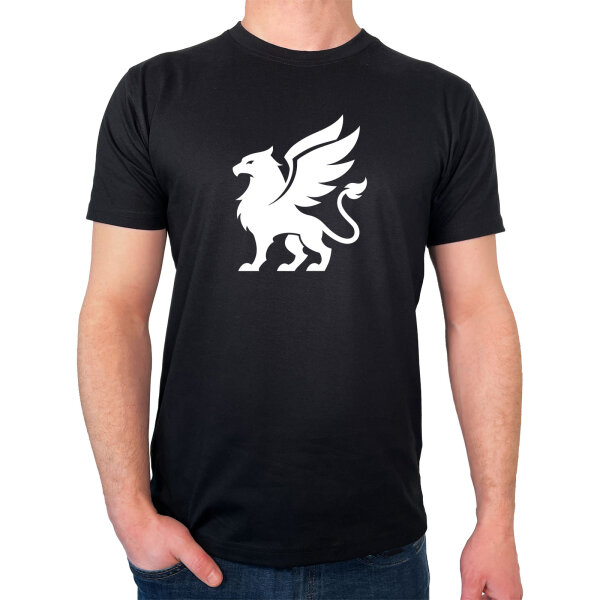 Herren T-Shirt Greif Silhouette Größe S-3XL