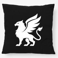 Kissen Greif Silhouette 40x40cm